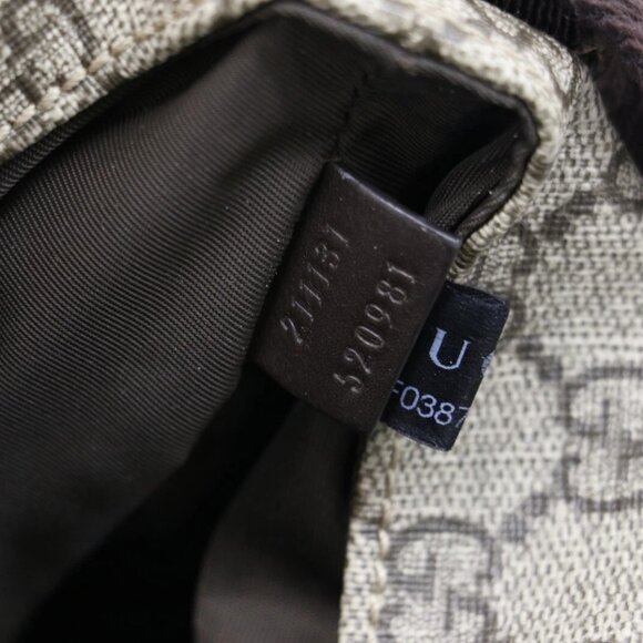 Gucci Large changing Diaper Bag Crossbody GG Supreme Brown 211131 - Picture 7 of 16